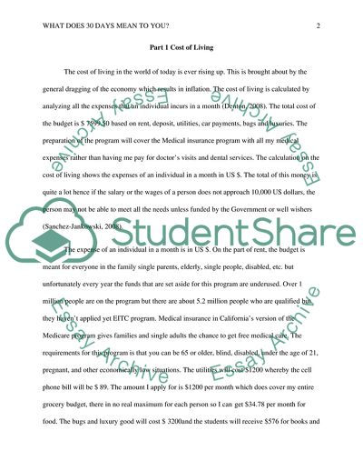 What Does 30 days Mean to You