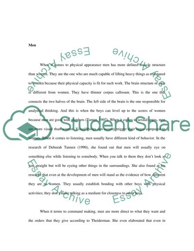 Gender Equity and Differences