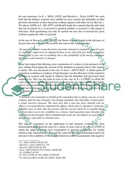 The Intended Purpose of the Criminal Evidence Act 1898