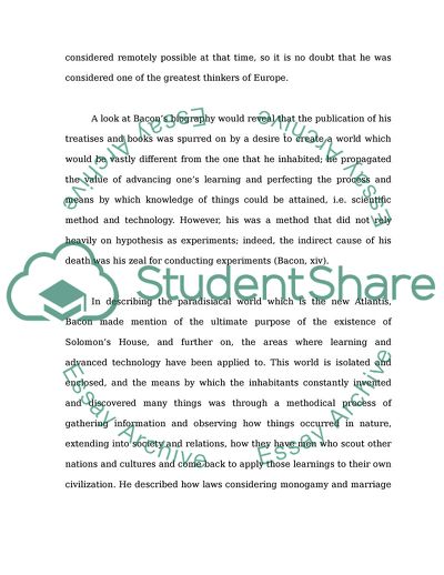 Sources of the Francis Bacons Idea of Wisdom