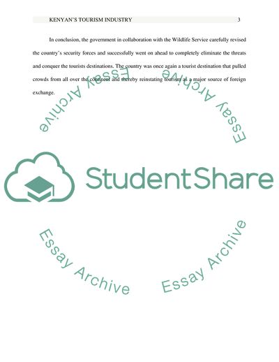 Kenya Tourism Industry