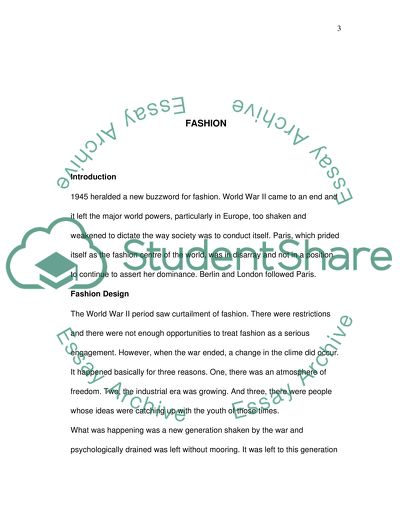 Fashion and the Arts