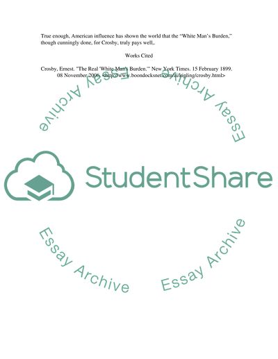 White Mans Burden
