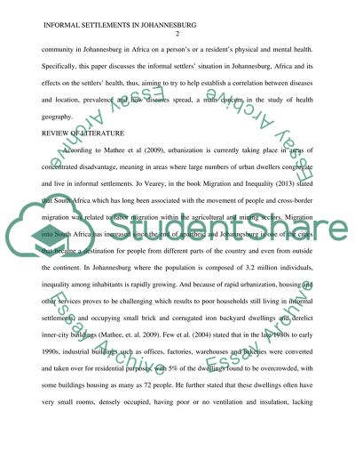 The Physical and Mental Status of a Person