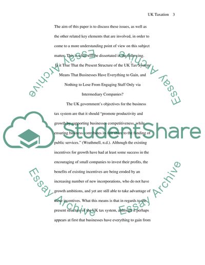 UK Taxation: A Critical Review