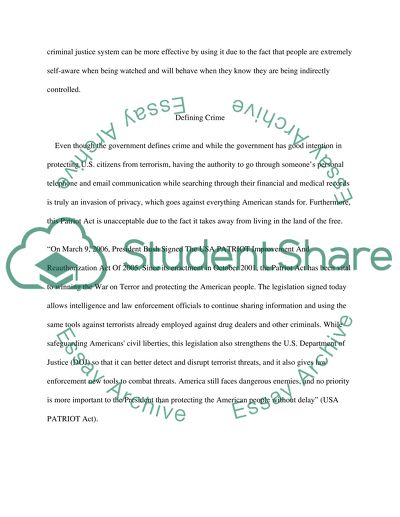 The US Penal Population and Defining Crime