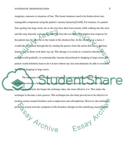 Systematic Desensitization