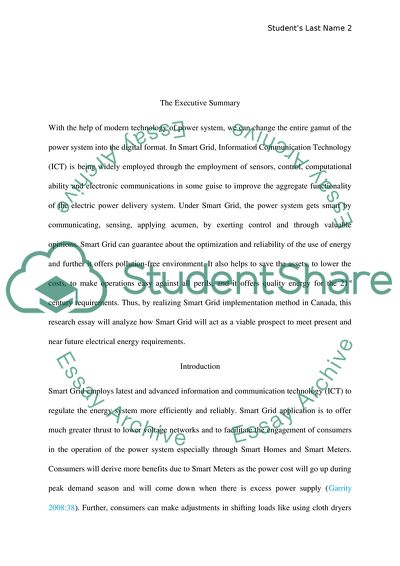 Smart Grid Application in Canada and How It is Going to Solve Future Energy Crisis of Canada