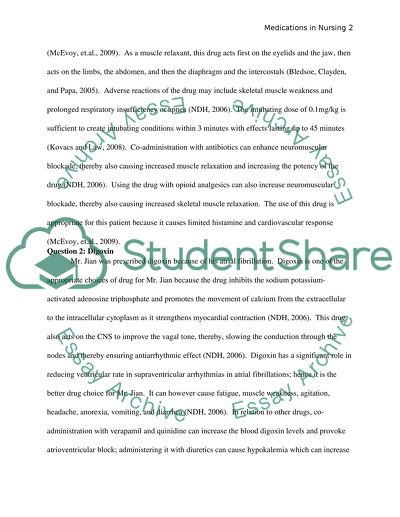 Medications in Nursing