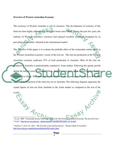 Western Australia economy