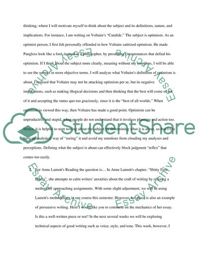 Habits of Mind: Getting Ready to Have Ideas by Rosenwasser and Stephen