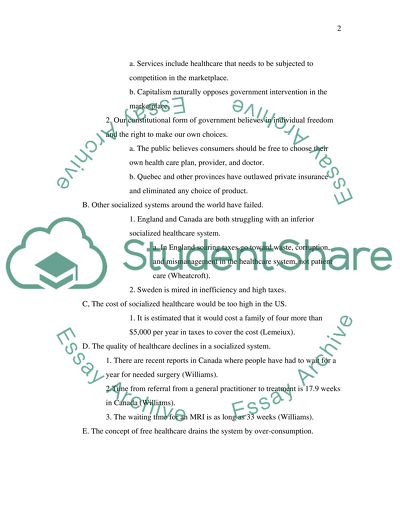 Socialized Healthcare: United States vs. Canada