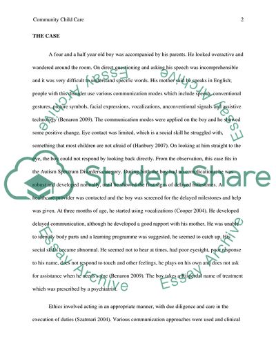 Behavior and Needs of Children with Autism Syndrome Deficiency