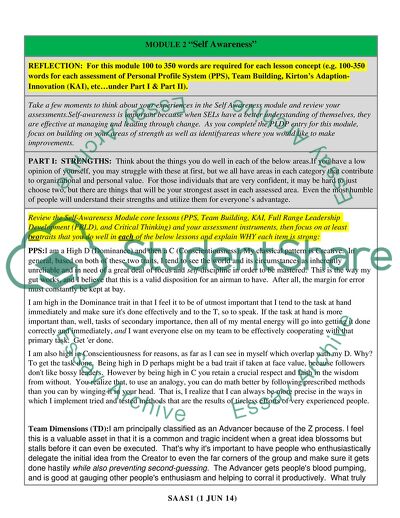 Personal Leadership Development Plan