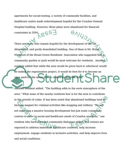 Abandoned Croydon General Hospital