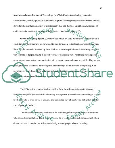 Technology: An Aid for Security or Stalking