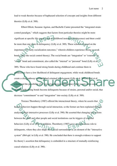 Summary for Criminal Justice class chapter 15