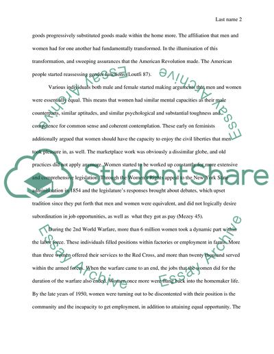 Historical Chain of a Feminist Movement