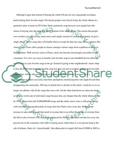 How is the music industry being affected by iTunes and similar services