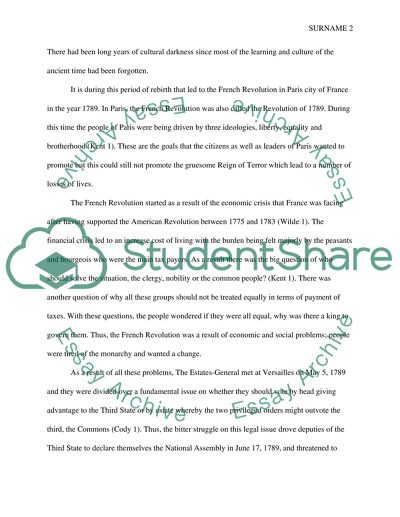 The French Revolution in Paris in the Year 1789