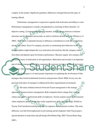 Strategic Human Resource Management College Case Study