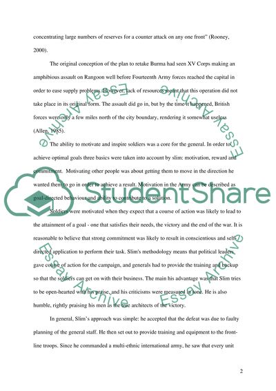 How Did General Slim Turn the Burma Campaign from Defeat into Victory