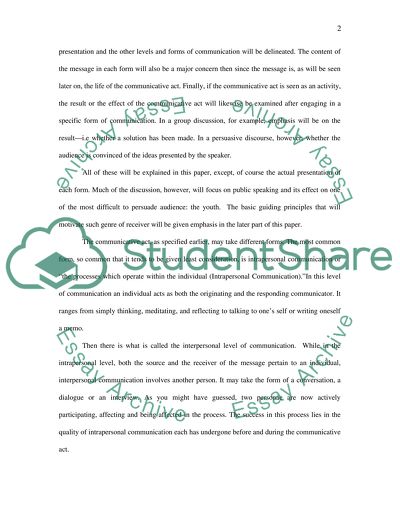 Public Speaking and the Youth of Today