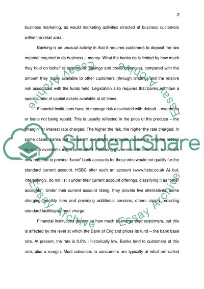 Marketing Financial Services