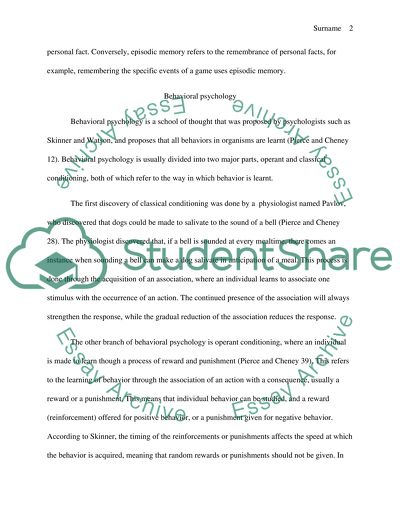 Different Kinds of Memory