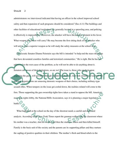 Should congress enact gun control laws