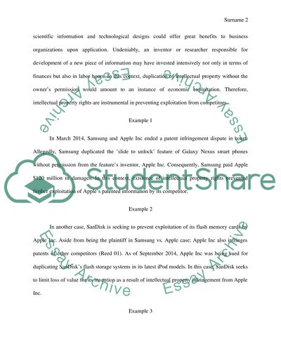 Debate paper in intellectual properties