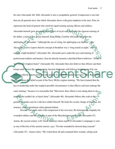 Alexander the great research paper