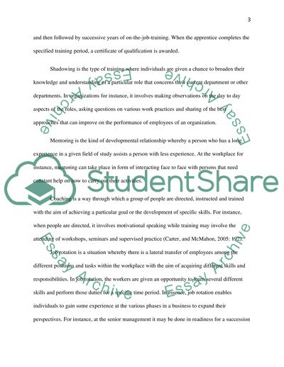 Training Programs within Management Systems