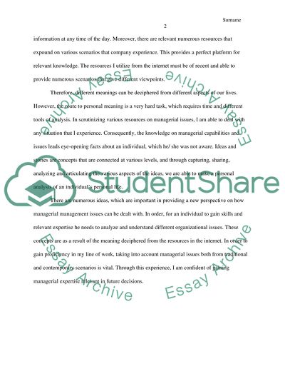 System Analysis of a Personal Life