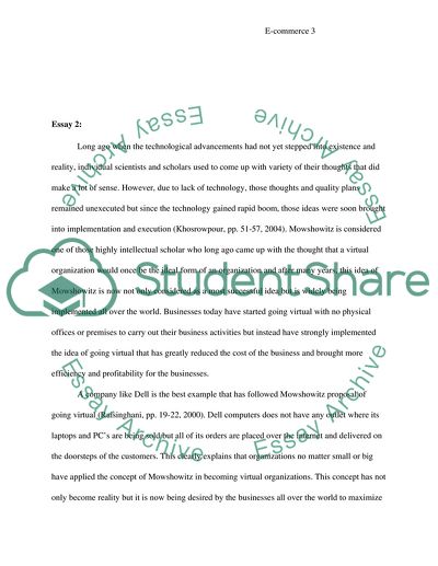 E Commerce and its Usability