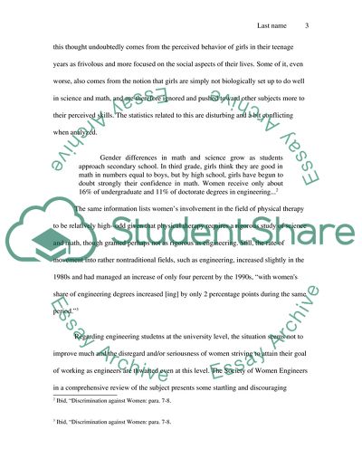 Women in Engineering: The Economics of Gender