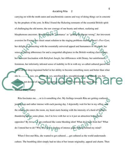 English Literature on Educating Rita