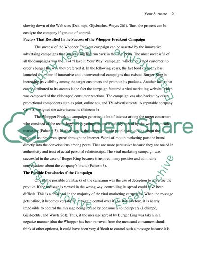 Whopper Freakout Marketing Campaign for Burger King