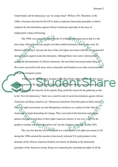 The Cold War and Civil Rights