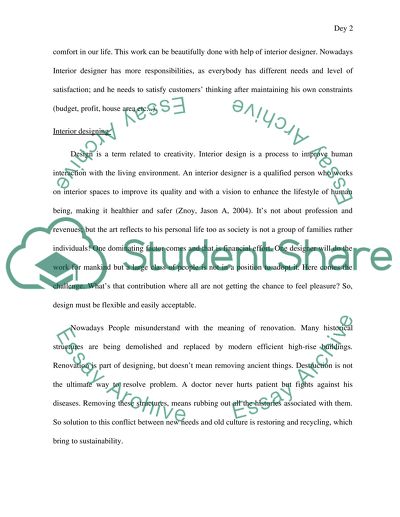 Interior Design Program