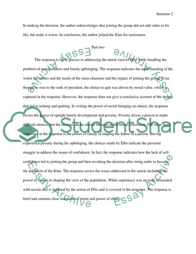 The Personal Reasons for Joining the Group