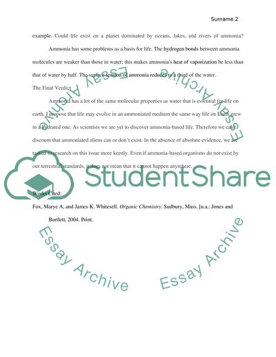 Can Ammonia Support Life