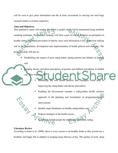 Healthy Eating, Activity and Obesity Prevention