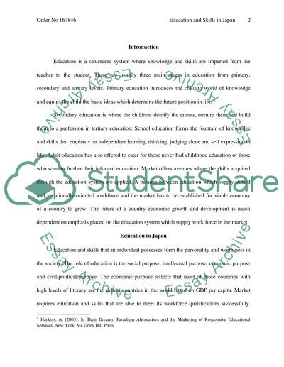 Education and Skills in Japan