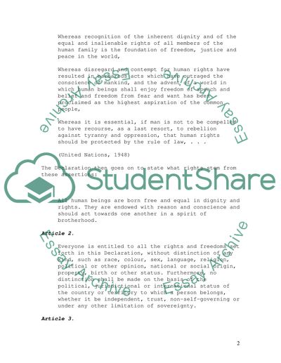 Globalization and Human Rights