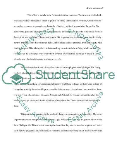 Panopticon and Offices