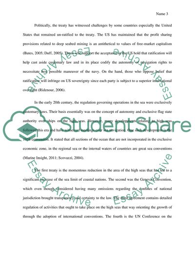 Freedom to Navigate Is an International Policy