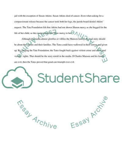 Charles Manson and His Familys Murders