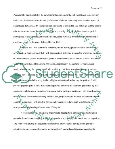 Patient Care and Influence on the Career