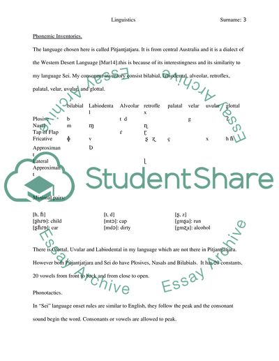 Sei Language in the Amazon Forest